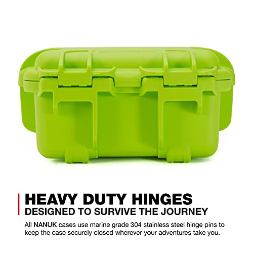 Waterproof Nanuk 905 Hard Case with Padded Dividers - Lime