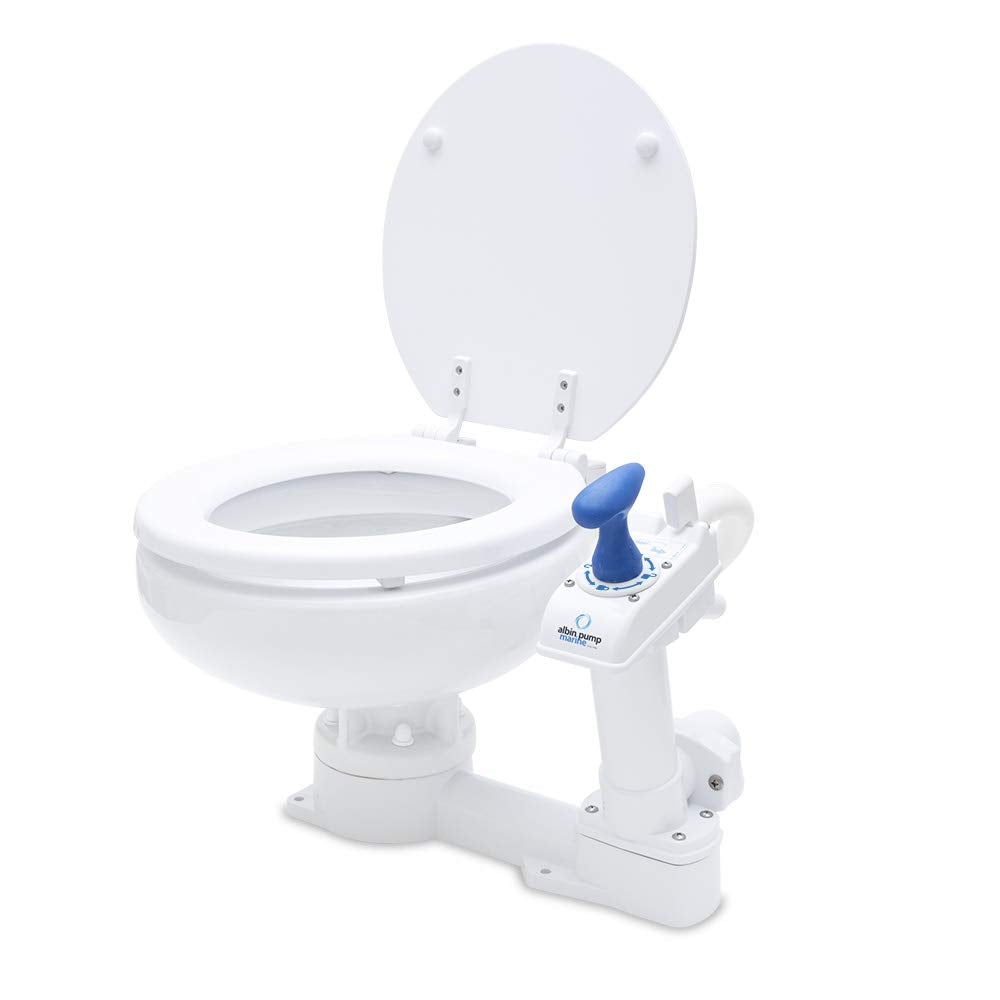 Marine Toilet Albin Pump Manual Compact Low - 07-01-003