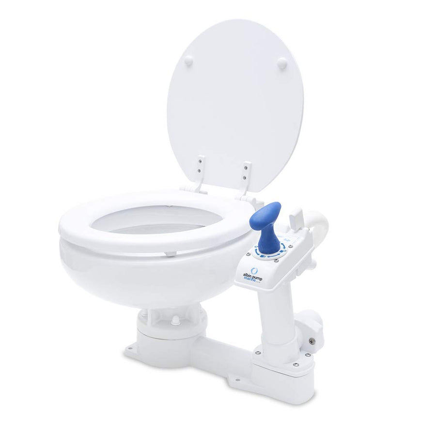 Marine Toilet Albin Pump Manual Compact Low - 07-01-003