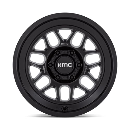 KMC Wheels 18X8.5 TERRA 6X5.54.36 -10mm SATIN BLACK - KM725MX18856810N