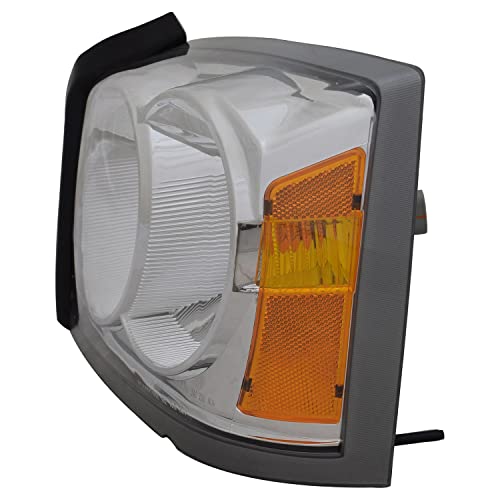 Left TYC Headlight Assembly Compatible with 2006-2007 Dodge Dakota
