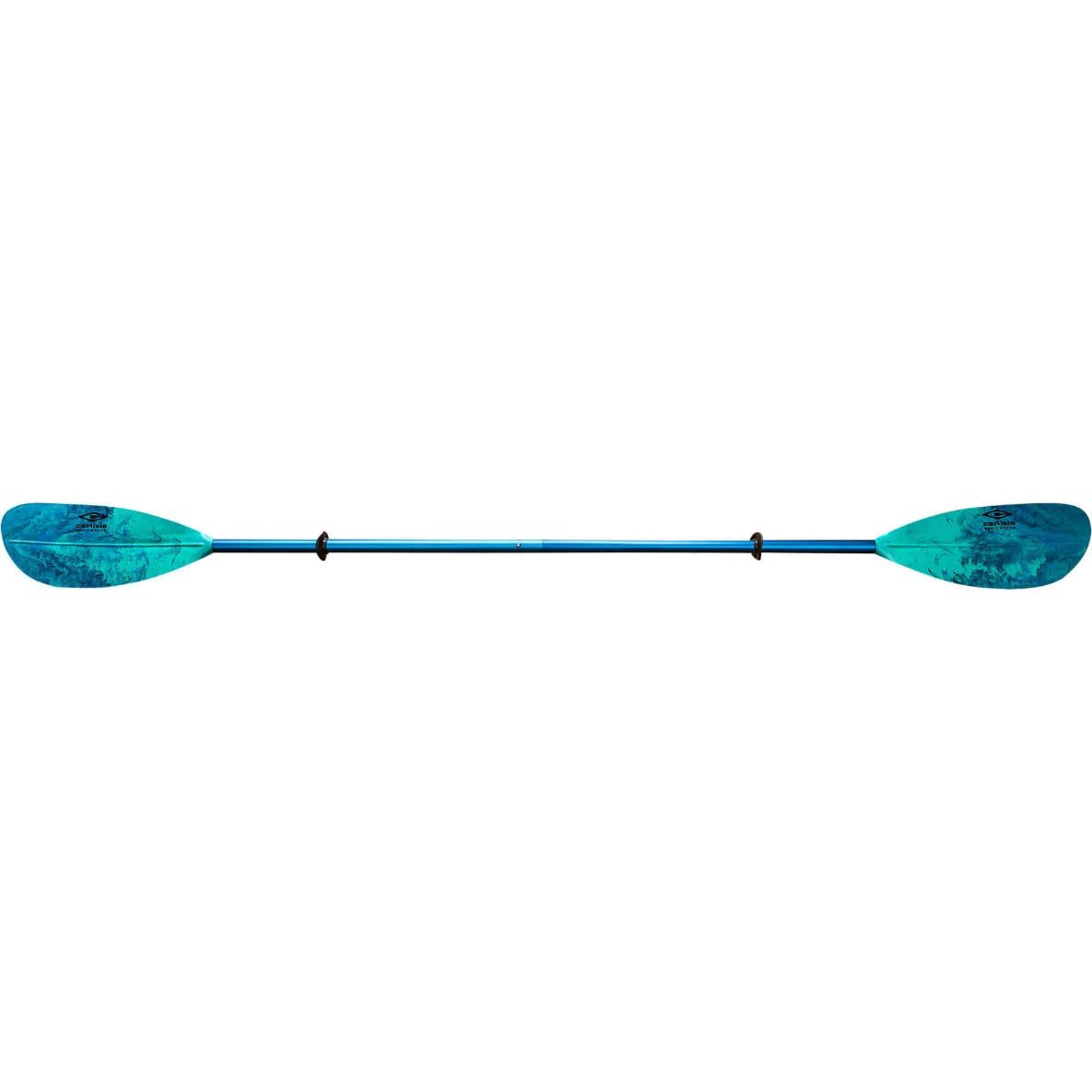 Magic Carlisle Mystic Kayak Paddle with Polypropylene Blades and Aluminum Shaft, 230cm - Seaglass