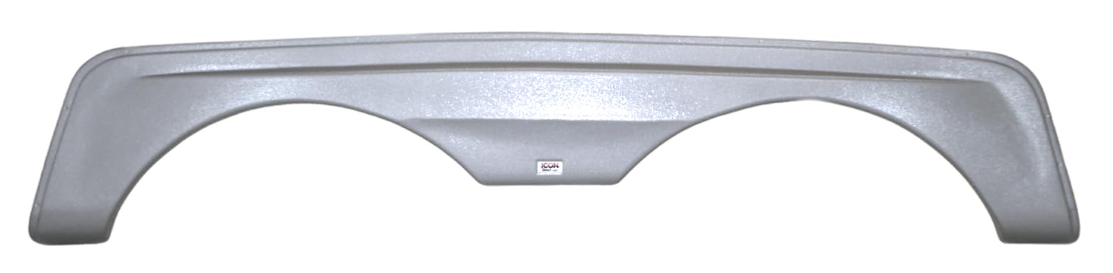 Tandem Axle Fender Skirt ICON 12162 for Holiday Rambler - Metallic Silver