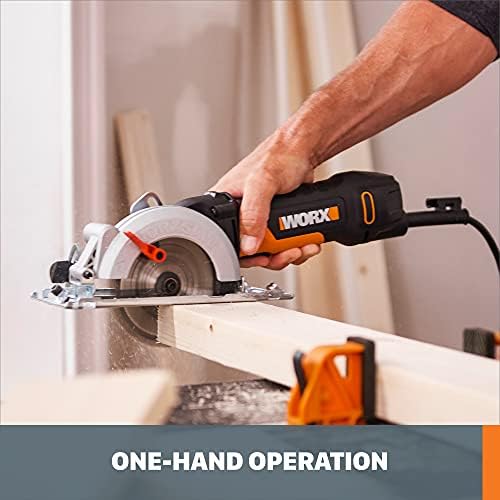 WORXSAW 4.5 Amp Worx WX439L 4.5" Electric Compact Circular Saw