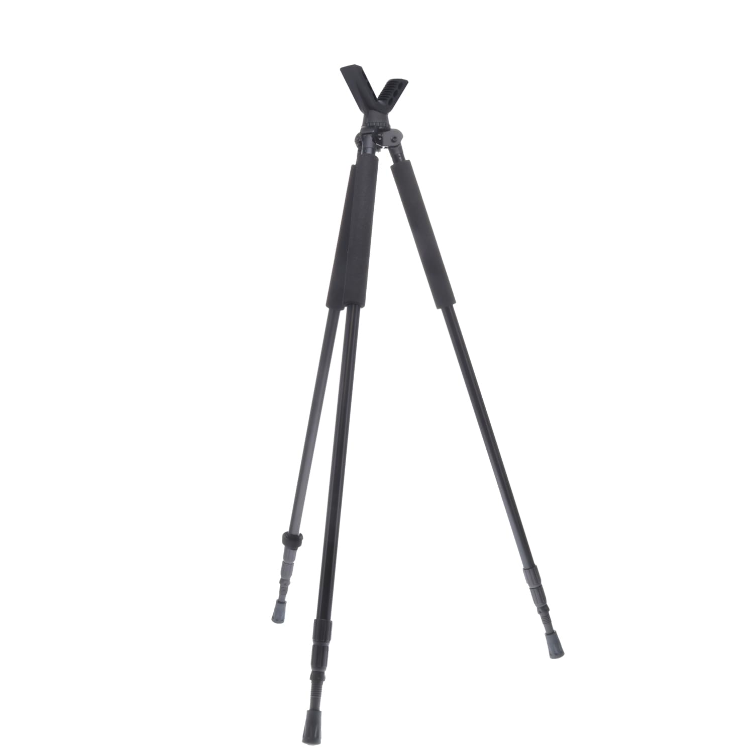 TruGlo Adjustable Solid Shot Versatile Durable Collapsible Rifle Shooting & Crossbow Hunting Tripod w/Rotating Head Design - 22-68 in. Length