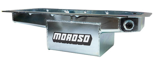 Moroso Steel 20733 Gen 3 Chrysler Mopar Hemi Oil Pan, Center Sump Swaps, Fits 5.7/6.1/6.4 L Engines, 6.5" Deep