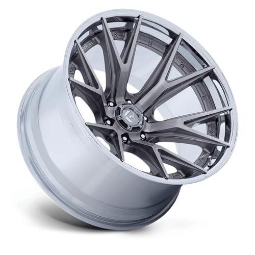 FUEL OFF-ROAD 20X9 FC402 CATALYST 6X135 5.79 20mm PLATINUM WITH CHROME LIP - FC402AP20906320