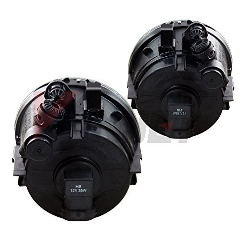 Replacement Winjet WJ30-0497-09 Fog Light Pair with Bulbs for 2016-2017 BMW X1, 2011-2017 BMW X3, 2015-2017 BMW X4