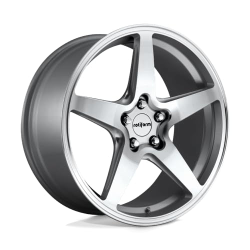 wgr Rotiform 19x8.5 5x112 45et 66.56mm gloss silver wheel