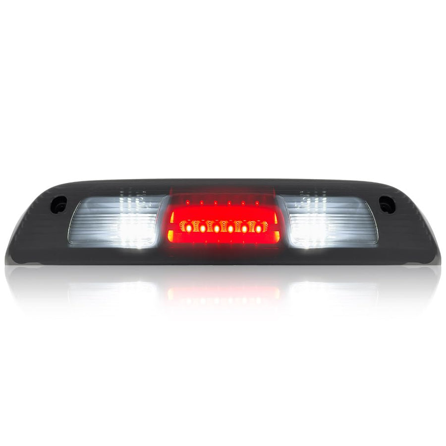 RECON - Fits 2014-2018 Silverado & Sierra (3rd Gen) 1500, 2500, 3500 Ultra High Power Red CREE XML LED 3rd Brake Light with White LED Cargo Lights with Smoked Lens