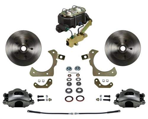 Manual LEED BRAKES Front Disc Brake Conversion Kit With Disc Valve