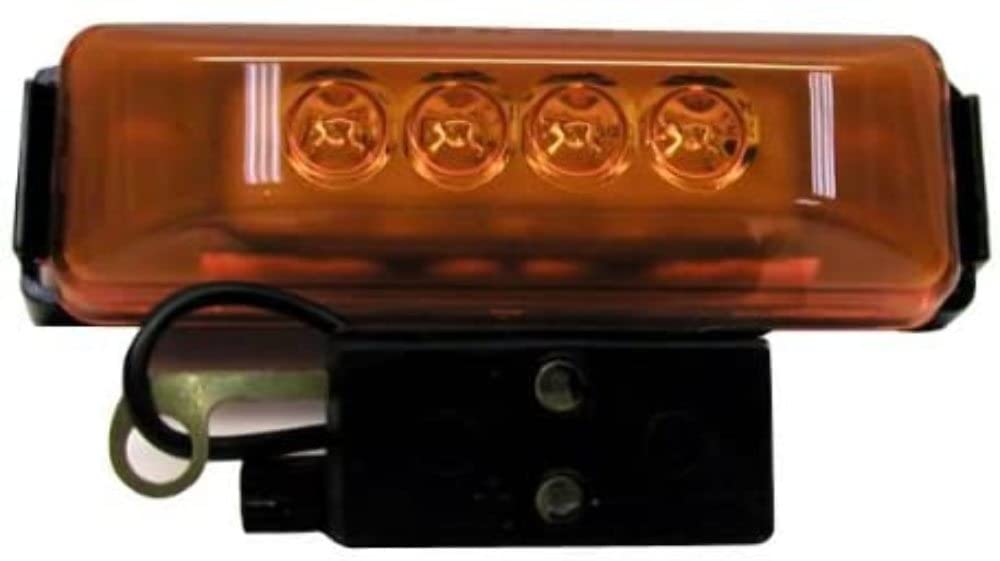 161KA Peterson Manufacturing 4"x1.25" Replacement Lens (LED M/C P2, Rectangle Kit), 1 Pack