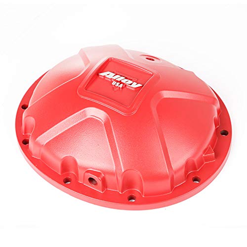 Differential Cover Alloy USA for Dana 35 | Aluminum, Red | 11211 | Fits 1987-2018 Jeep Wrangler YJ/TJ/LJ/JK; 1993-2004 Grand Cherokee; 1972-1986 CJ5/6/7; 1984-2001 Cherokee & Others w/Dana 35 Axle