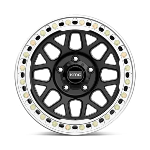 KMC Wheels KM235 Grenade Crawl Beadlock 17X8.5 KM235 6X5.5 S-BLK 00MM