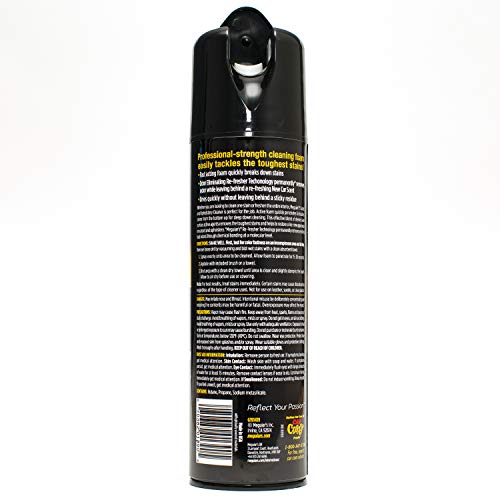 Meguiar's Pro-Strength Carpet & Upholstery Cleaner - Spray, Spot Cleaner for Carpet & Upholstery, Fights Odors, New Car Scent, 19 Oz Aerosol