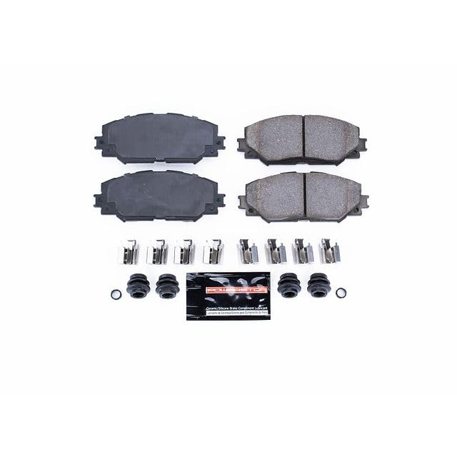 Power Stop Z23-1210 Z23 Sport Carbon Fiber Infused Ceramic Brake Pads with Hardware For HS250h, Pontiac Vibe, Scion xB, Scion xD, Corolla, Matrix, Prius V, RAV4 [Model Specific]