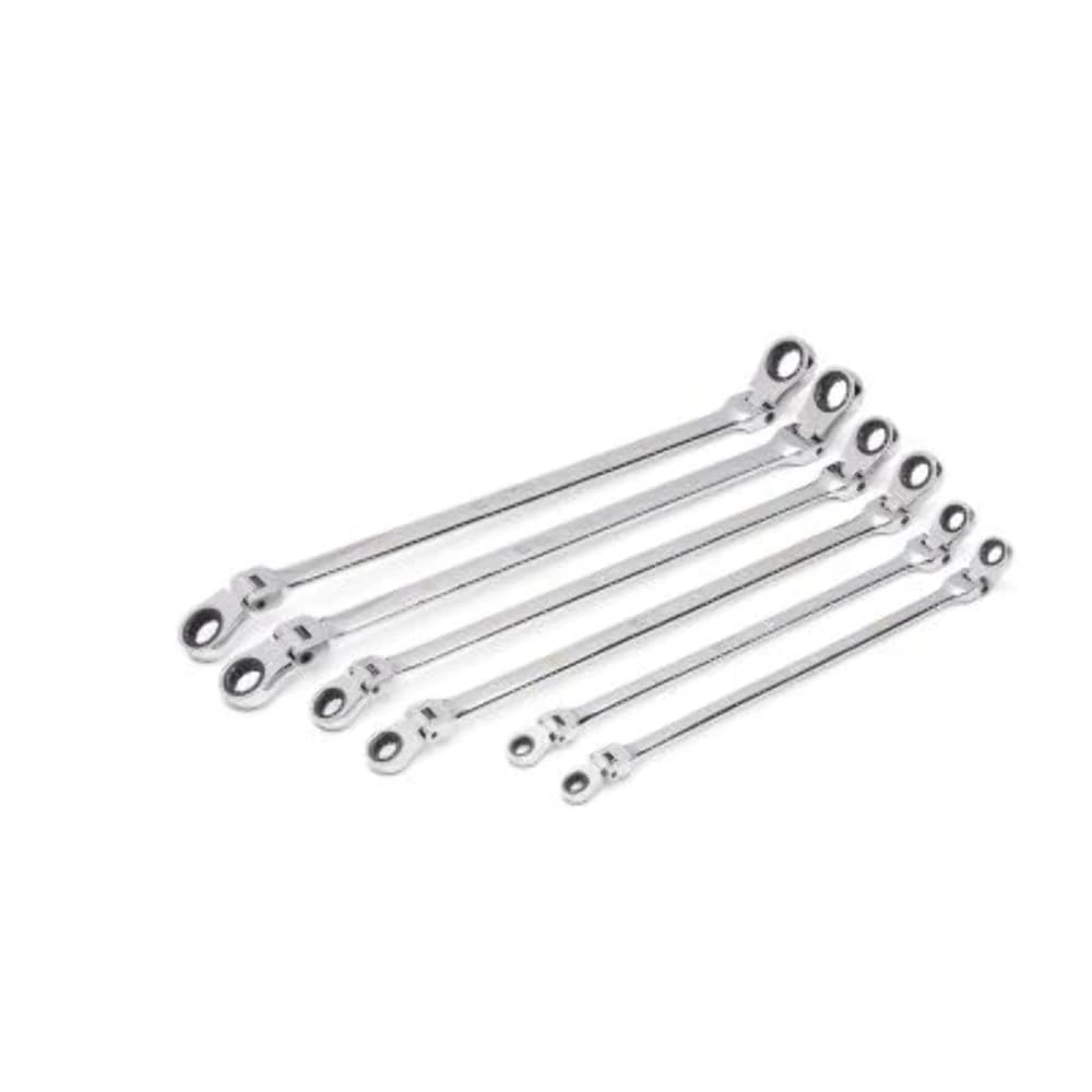 6 Piece GEARWRENCH 90-Tooth 12 Point Metric GearBox Double Flex Ratcheting Wrench Set | 86830