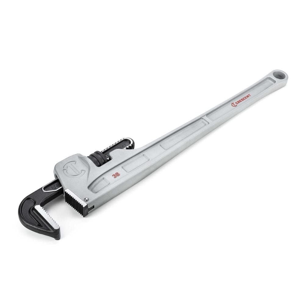 Crescent Pipe Wrench Aluminum - Plumbing, Mechanic, Home Improvement & Repair Tool - Adjustable Wrench - 36" - CAPW36