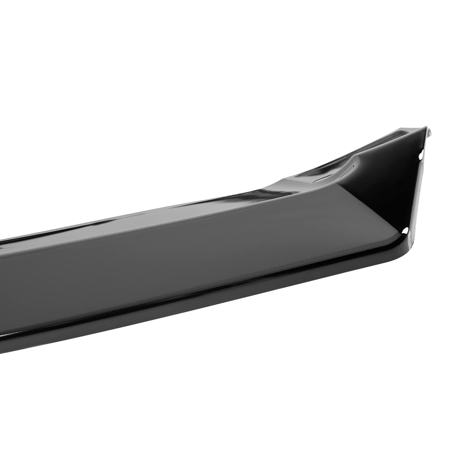 Front Bumper Lip Spec-D Tuning Glossy Black Compatible with Hyundai Sonata 2018-2019