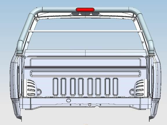 Off Road Black Horse Classic Roll Bar Stainless Steel Compatible with 1999-2023 Ford F-250 Super Duty|1999-2023 Ford F-350 Super Duty|1999-2023 Ford F-450 Super Duty-RB015SS