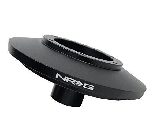 NRG Innovations Steering Wheel NRG-SRK-MINH Quick Release Short Hub Adapter 6 X 70mm Bolt Pattern, Retain Horn & Turn Signals, Black Body, Comes with Resistors, Compatible With 06-13 Mini Cooper Gen 2