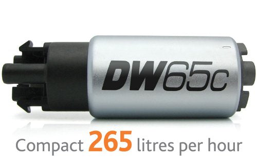265 LPH DeatschWerks Compact Fuel Pump with Clips