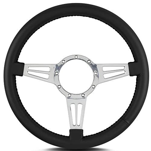 Steering Wheels LECARRA Mark 4 Do uble Slot Pol. w/Blk Wra