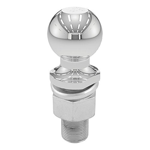 CURT Chrome Trailer Hitch Ball 40022, 6,000 lbs, 2-5/16-Inch Diameter, 1-1/4 x 3-Inch Shank