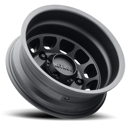 TRANSIT Method Race Wheels 901 DUALLY Black Wheel with Matte (16 x 6. inches /6 x 180 mm, -134 mm Offset)