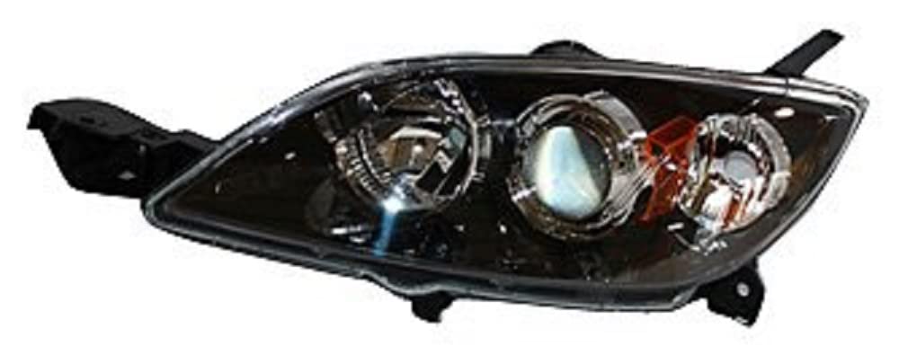 Left TYC Headlight Assembly Compatible with 2004-2009 Mazda Mazda3