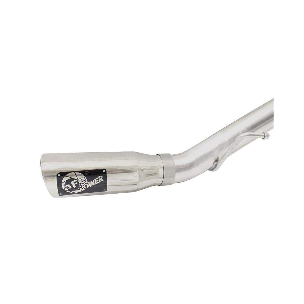 MACH Force-Xp aFe Power 2-1/2" x 3" Stainless Steel Cat-Back Exhaust System with Polished Tip