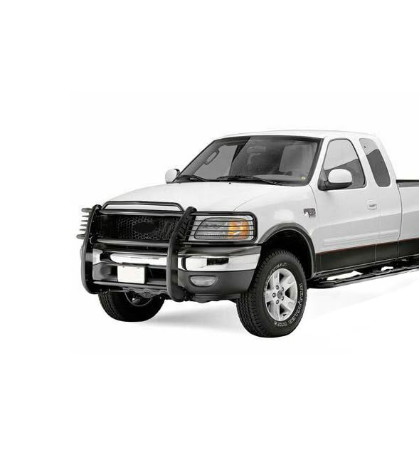 Grille Brush Black Horse Bumper Guard Modular Compatible with 1999-2002 Ford Expedition|1999-2004 Ford F-150|1999-2007 Ford F-250 Super Duty-17FP27MA