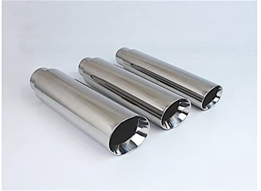 16In Different Trends Slanted Double Wall Ss Exhaust Tip 2.50In Id / 3.50In Od - DT-25013B-16