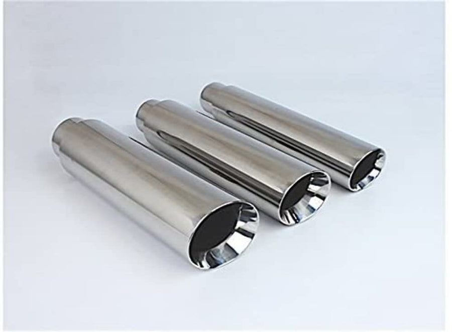 16In Different Trends Slanted Double Wall Ss Exhaust Tip 2.50In Id / 3.50In Od - DT-25013B-16