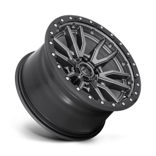FUEL OFF-ROAD D680 16X8, 6X5.5, 4.54, 1mm MATTE GUN METAL BLACK BEAD RING - D68016808445