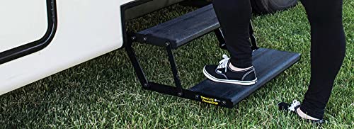 30" Lippert Components Double Treadlite Power RV Step with Switch and Harness