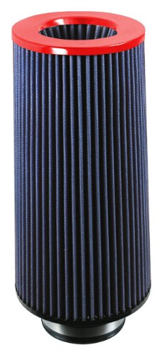 8ply S&B Power Stack Air Filter - Red Metal Cap, 2.75" Inlet, 10.00" Length, Blue Element
