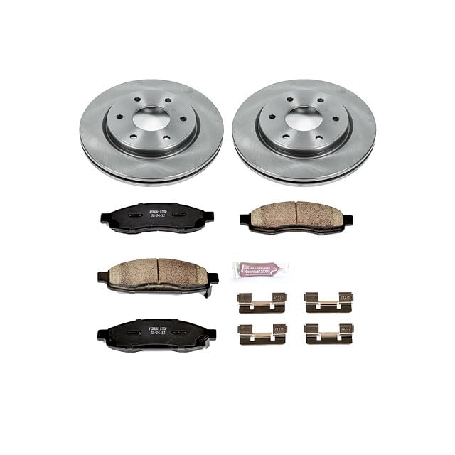 POWERSTOP Autospecialty KOE211 Front Replacement Brake Kit-OE Brake Rotors & Ceramic Brake Pads