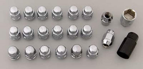 Gorilla 91733 Automotive Acorn Bulge Chrome Lug Nut and Lock System (12mm x 1.50 Thread Size)