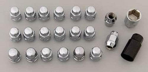 Gorilla 91733 Automotive Acorn Bulge Chrome Lug Nut and Lock System (12mm x 1.50 Thread Size)