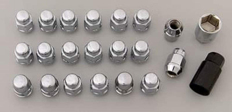 Gorilla 91733 Automotive Acorn Bulge Chrome Lug Nut and Lock System (12mm x 1.50 Thread Size)