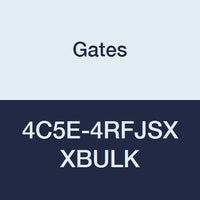 4C5E-4RFJSX Gates XBULK Field Attachable for C5E Hose, Dual Seat Female JIC 37/SAE 45 Flare Swivel, Steel, 3/16" ID (Pack of 300)