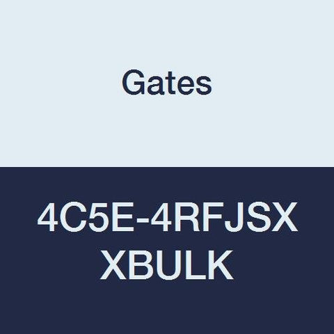 4C5E-4RFJSX Gates XBULK Field Attachable for C5E Hose, Dual Seat Female JIC 37/SAE 45 Flare Swivel, Steel, 3/16" ID (Pack of 300)