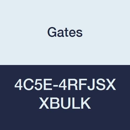 4C5E-4RFJSX Gates XBULK Field Attachable for C5E Hose, Dual Seat Female JIC 37/SAE 45 Flare Swivel, Steel, 3/16" ID (Pack of 300)