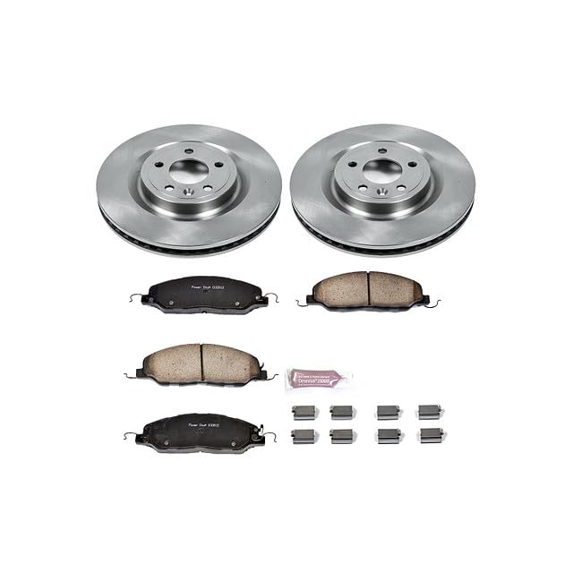 Power Stop Autospecialty KOE5944 Front Replacement Brake Kit-OE Brake Rotors & Ceramic Brake Pads For Ford Mustang 2011-2014 [Model Specific]