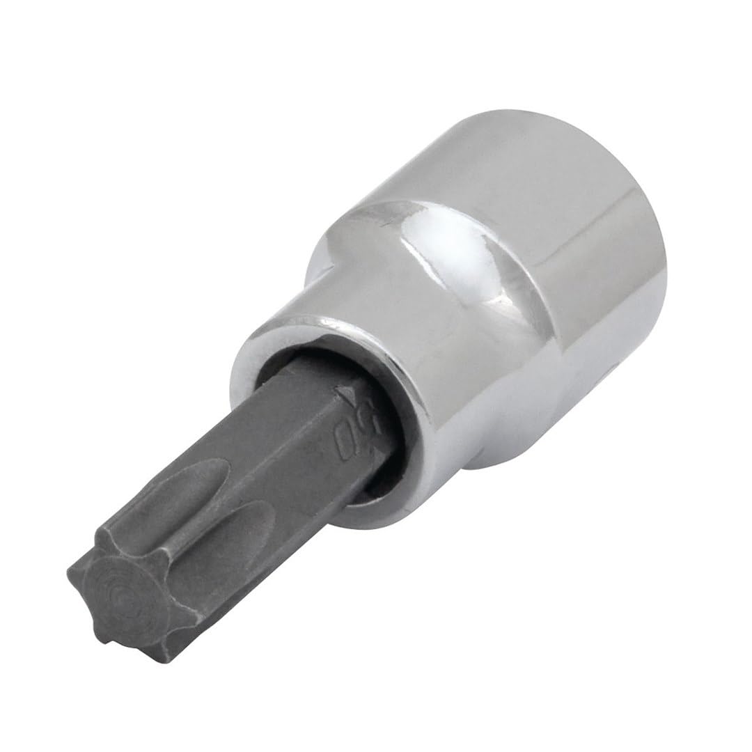 W38850 Performance Tool T-50 Star Bit Chrome Vanadium Socket, 3/8-Inch Drive