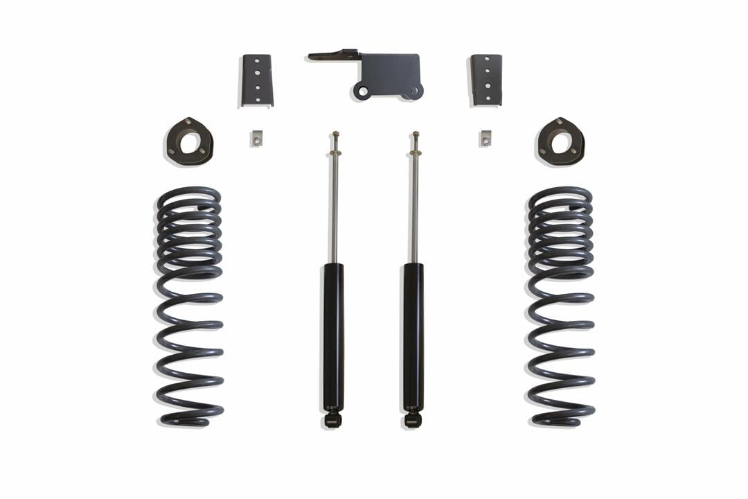3" Spacers, Maxtrac 902740 4" Rear Coils, Trac/Sway Bar Brkts, Maxtrac Shocks