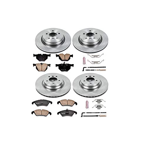 Power Stop Autospecialty KOE5775 Front and Rear Replacement Brake Kit-OE Brake Rotors & Ceramic Brake Pads