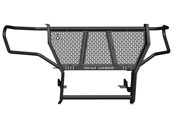 Vaquero Road Armor 2191-BRSH Front Grille Guard - Texture Black - Compatible with: 2019-2021 GMC Sierra 1500