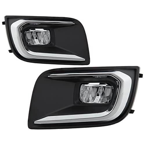 Toyota Sequoia 2018-2020 Spyder OEM Style LED Fog Lights w/OEM Fit Switch - Clear